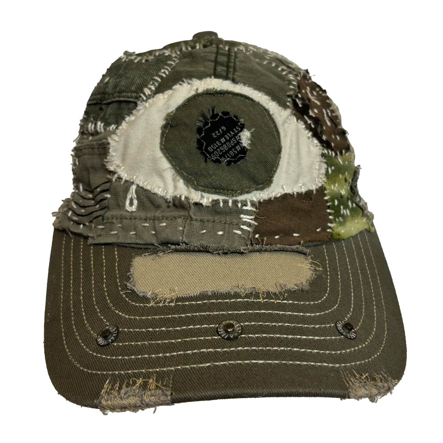 1/1  EYEBALL PATCHWORK HAT